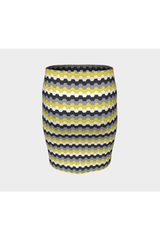 Honeycomb Fitted Skirt - Objet D'Art
