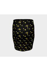 Florettes Fitted Skirt - Objet D'Art