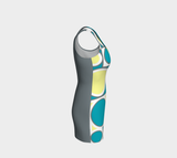 Geometric Swag Bodycon Dress - Objet D'Art