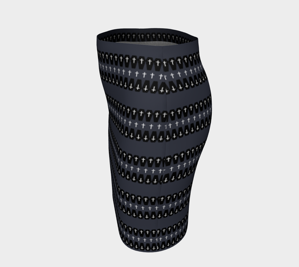 Grave Concept Fitted Skirt - Objet D'Art