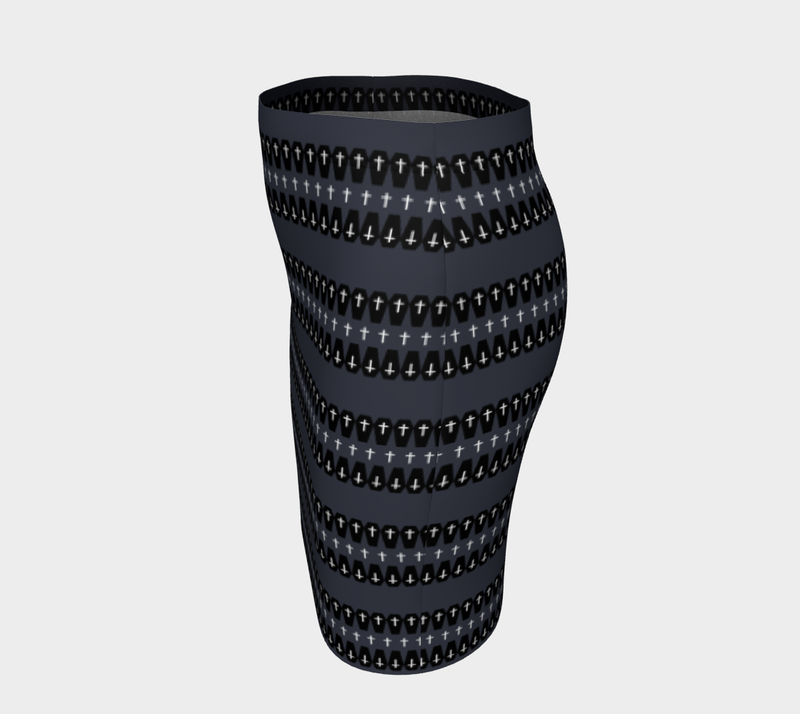 Grave Concept Fitted Skirt - Objet D'Art