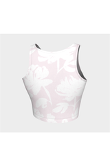Light Pink Sketched Roses Athletic Top - Objet D'Art
