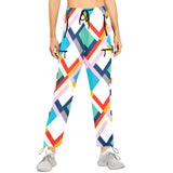 color moments print 2 Women's Quick Dry Cargo Sweatpants (Model L65) - Objet D'Art