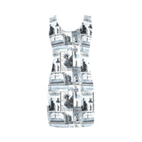 selenium lady liberty print 6 Medea Vest Dress (Model D06) - Objet D'Art