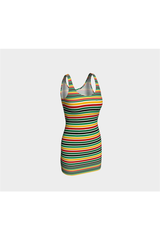 Pan African Colors Bodycon Dress - Objet D'Art