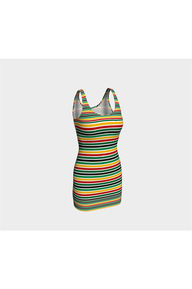 Pan African Colors Bodycon Dress - Objet D'Art