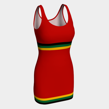 Pan African Bodycon Dress - Objet D'Art