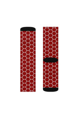 Red Honeycomb Socks - Objet D'Art