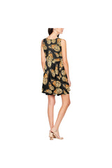 THE MONARCH Thea Sleeveless Skater Dress - Objet D'Art