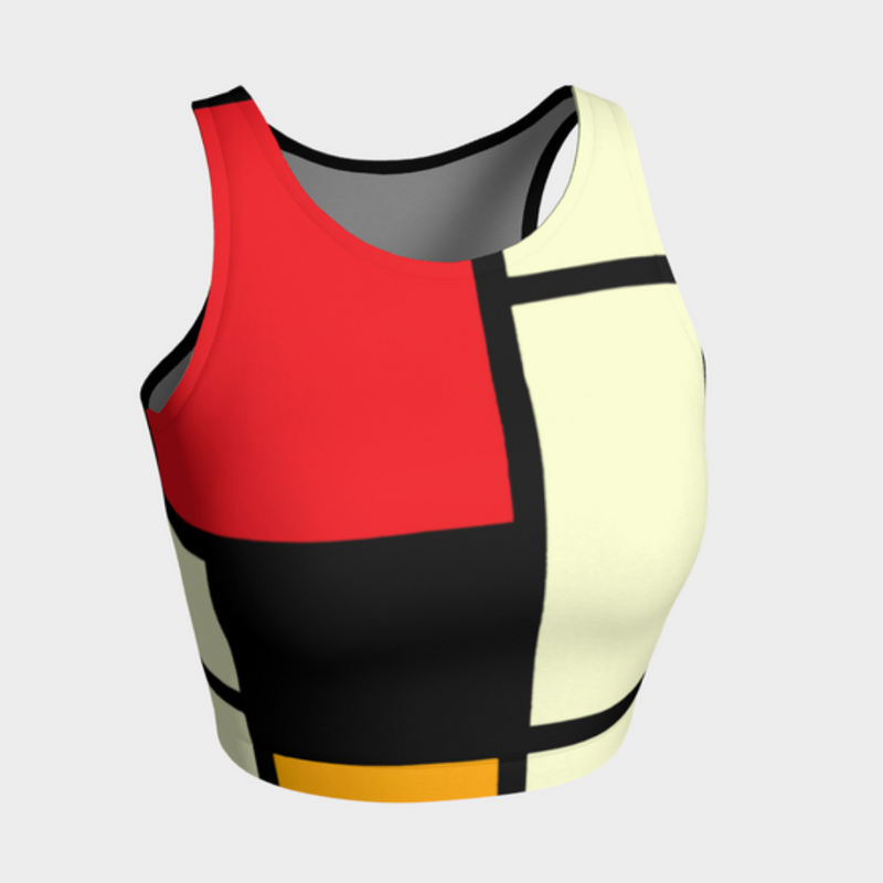 Original Mondrian Athletic Top - Objet D'Art