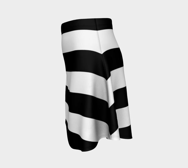 Striped Flare Skirt - Objet D'Art