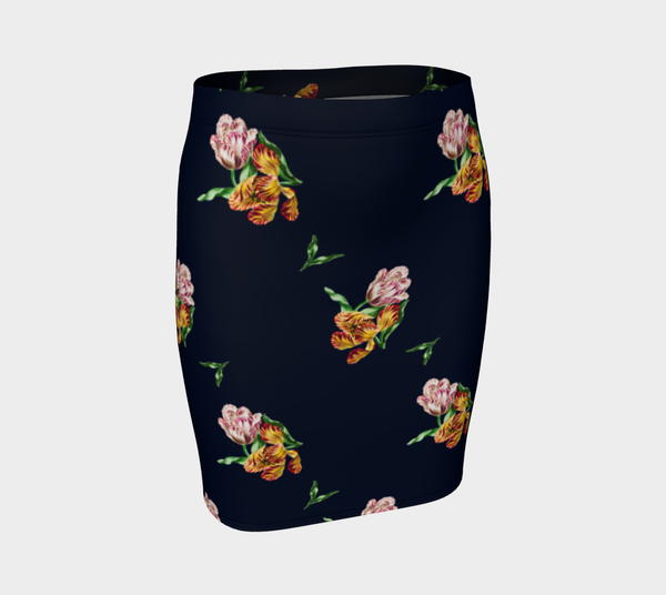 Floral Fitted Skirt - Objet D'Art