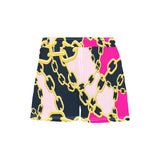 Chained Maiden fuchsia Women's Casual Board Shorts (Model L54) - Objet D'Art