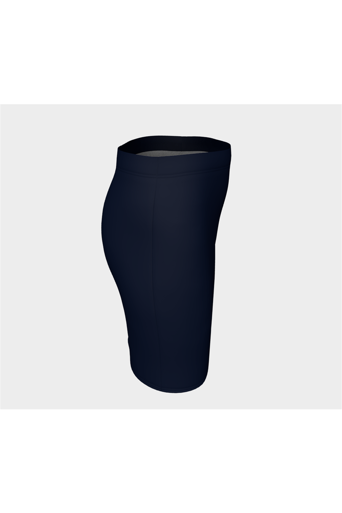 Midnight Blue Fitted Skirt - Objet D'Art