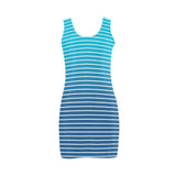 ombre blue print 2a Medea Vest Dress (Model D06) - Objet D'Art