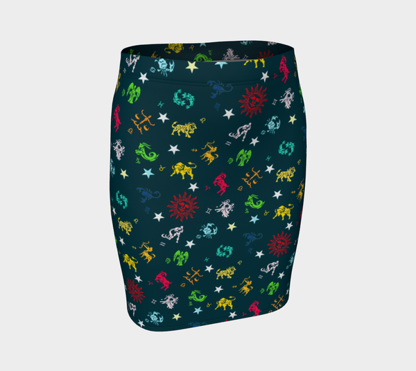 Zodiac Spring Fitted Skirt - Objet D'Art