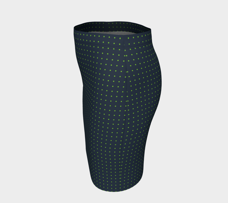 Polka Dot Fitted Skirt - Objet D'Art