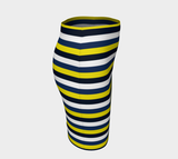 Striped Fitted Skirt - Objet D'Art