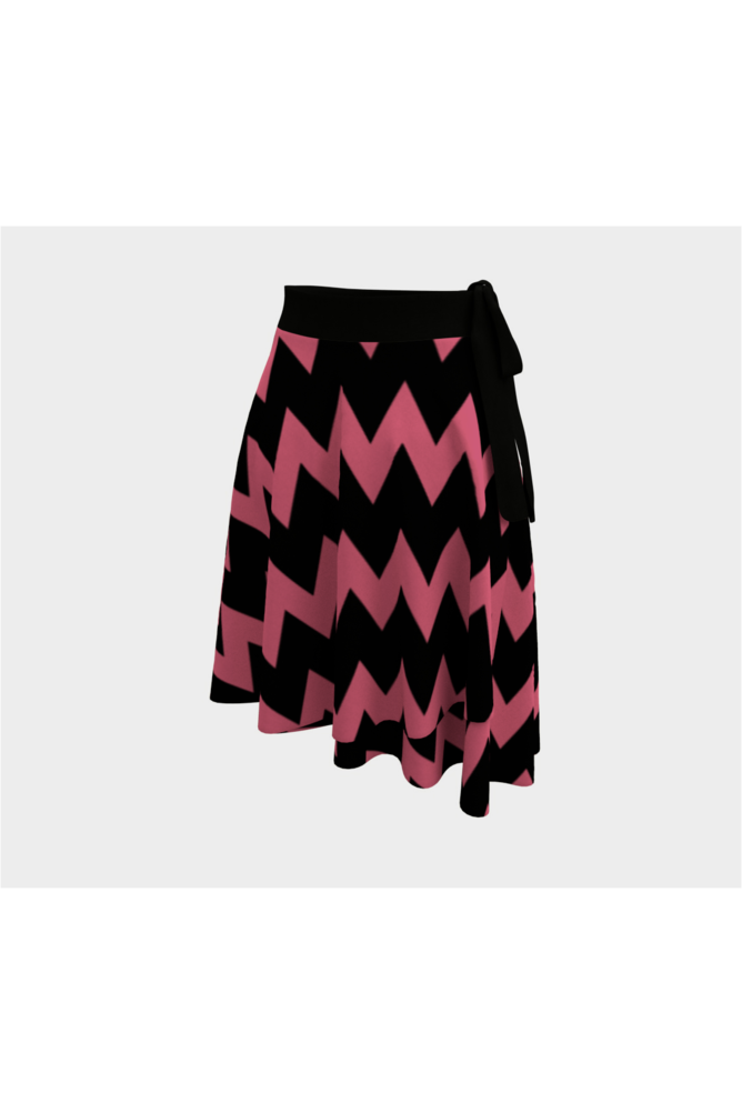 Pink Waves Wrap Skirt - Objet D'Art