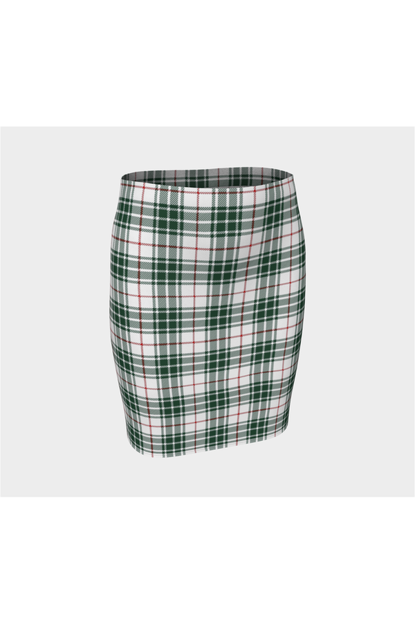 Holiday Plaid Fitted Skirt - Objet D'Art