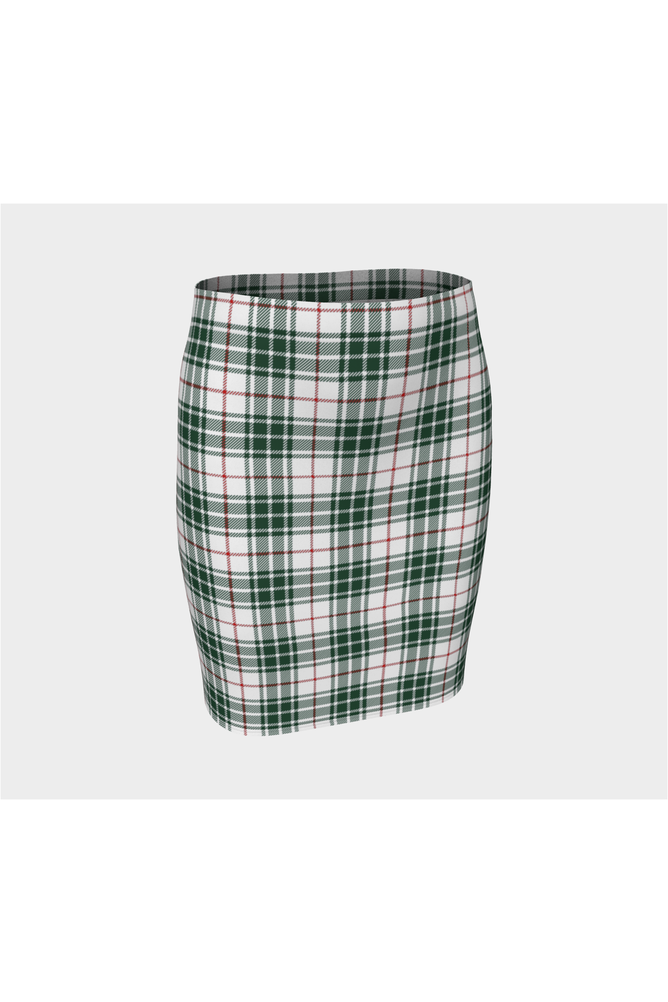 Holiday Plaid Fitted Skirt - Objet D'Art