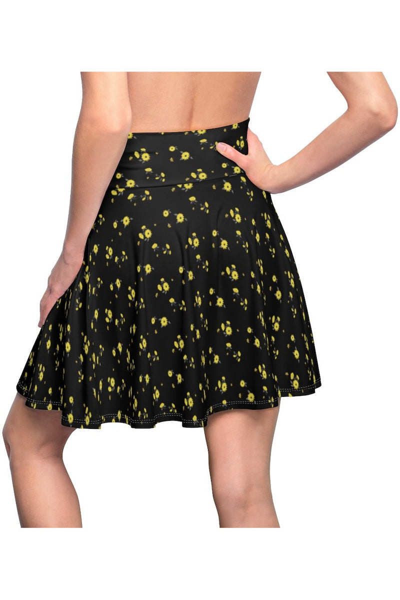 Floral Women's Skater Skirt - Objet D'Art