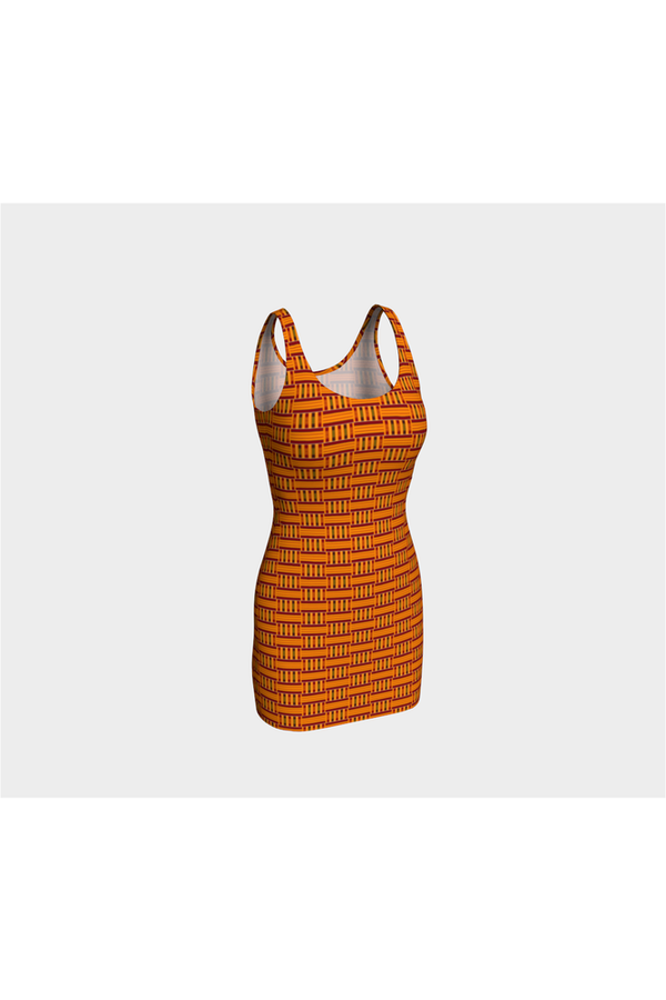 Kente Print Bodycon Dress - Objet D'Art