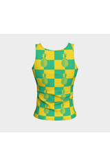 Pineapple Matrix Fitted Tank Top - Objet D'Art