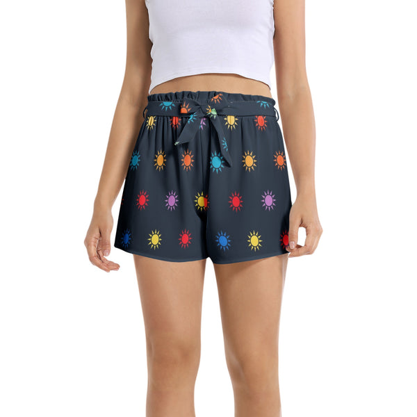 Suns of the Universe Women's Belted Short - Objet D'Art