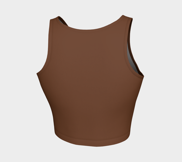 Earthtones Athletic Crop Top - Objet D'Art