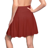 Earth Tone Clay Women's Skater Skirt - Objet D'Art
