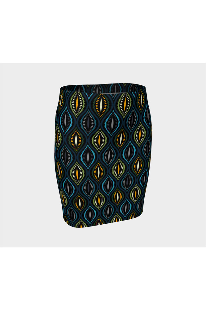Ogee Fitted Skirt - Objet D'Art