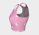 Pink Peace Crop Top - Objet D'Art