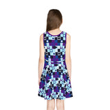 M Kemp Girls' Sleeveless Sundress (AOP) - Objet D'Art