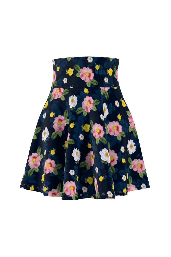 Floral Women's Skater Skirt - Objet D'Art