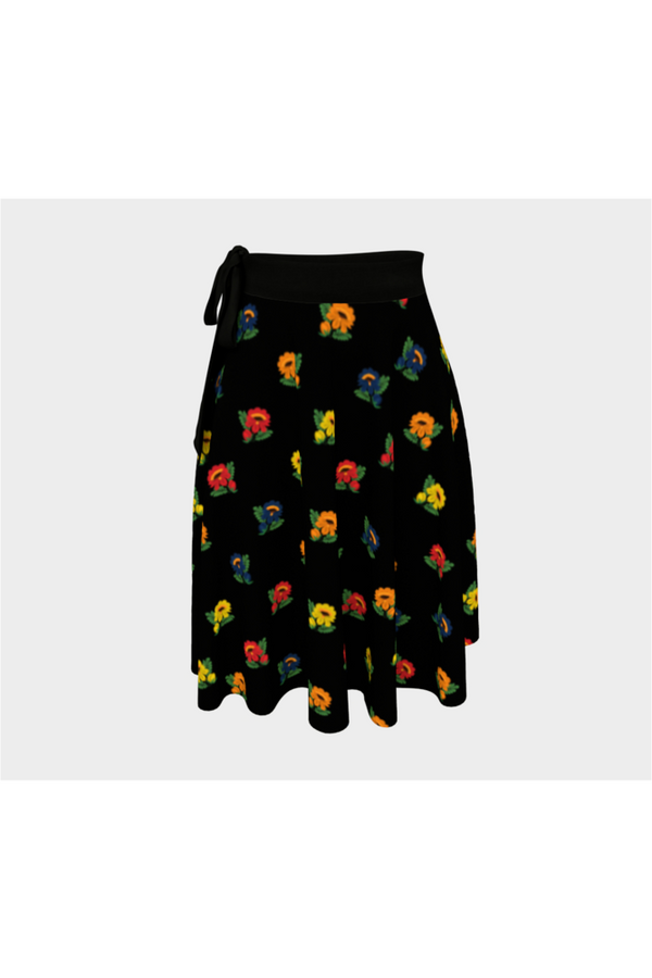 Floral Moments Wrap Skirt - Objet D'Art
