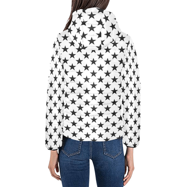Allstars Women's Padded Hooded Jacket - Objet D'Art