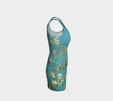 Van Gogh Almond Blossoms Bodycon Dress - Objet D'Art
