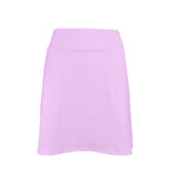 lavender solid print 2 Women's Golf Skirt with Pockets (Model D64) - Objet D'Art