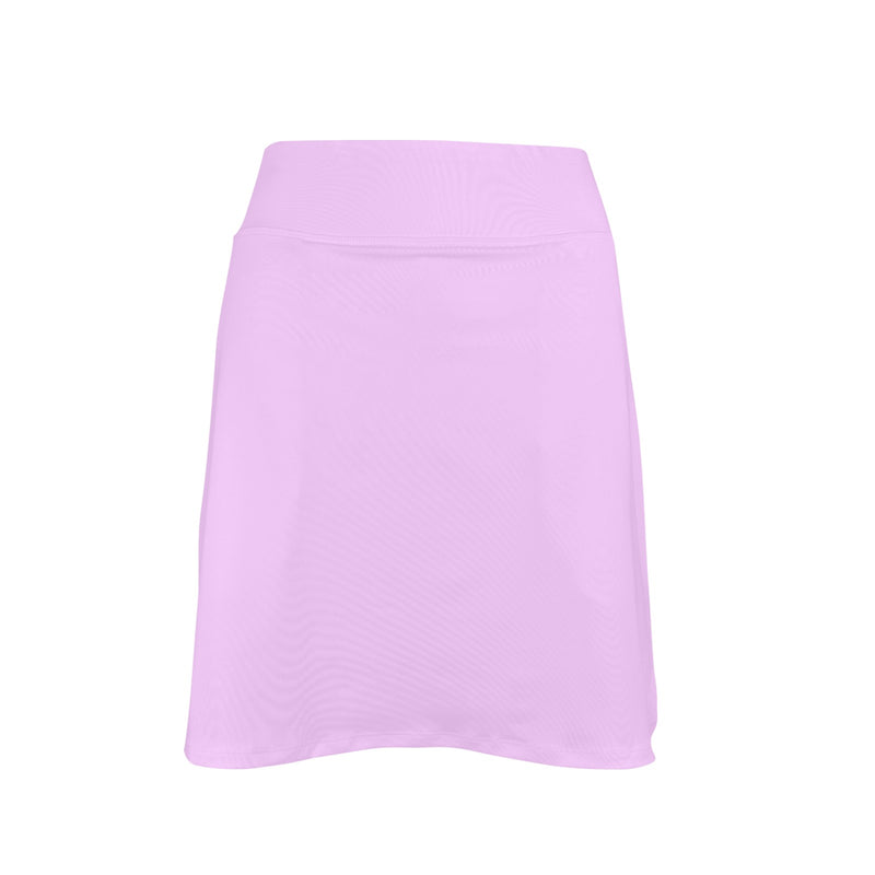 lavender solid print 2 Women's Golf Skirt with Pockets (Model D64) - Objet D'Art