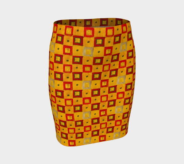 Klimt Matrix Fitted Skirt - Objet D'Art