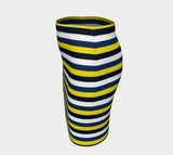 Striped Fitted Skirt - Objet D'Art