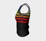 Spectral Bands Fitted Tank Top - Objet D'Art