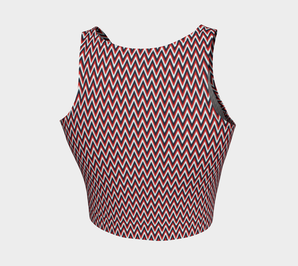 Herringbone Americana Crop Top - Objet D'Art