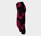 Houndstooth Yoga Capris - Objet D'Art