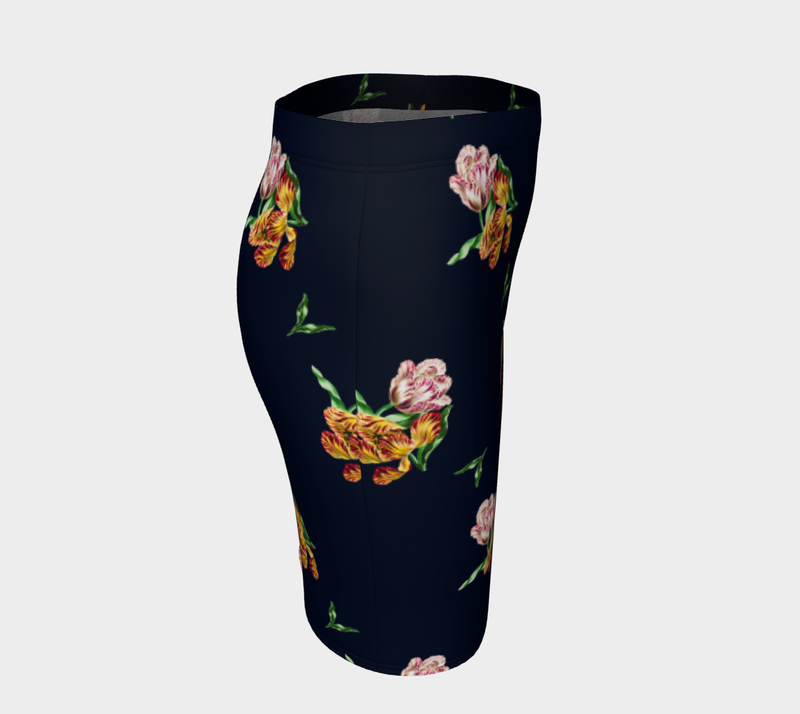 Floral Fitted Skirt - Objet D'Art