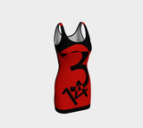 Pi Numeric Bodycon Dres - Objet D'Art