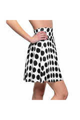 Polka Dot Women's Skater Skirt - Objet D'Art