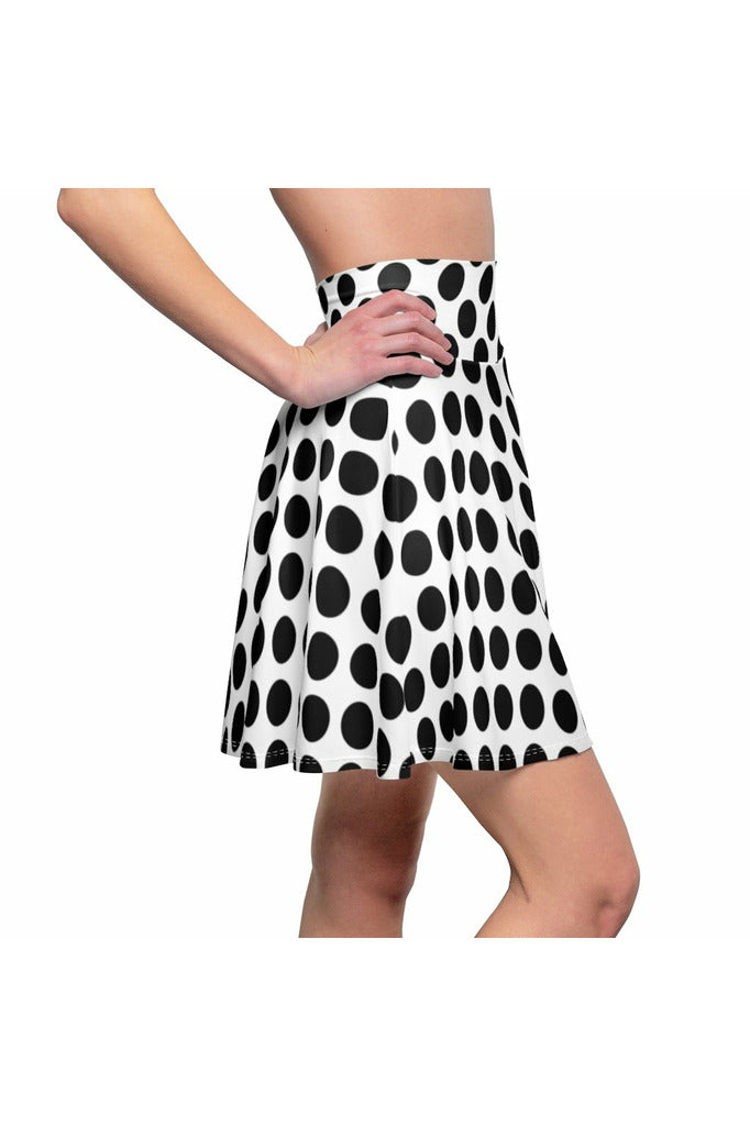 Polka Dot Women's Skater Skirt - Objet D'Art