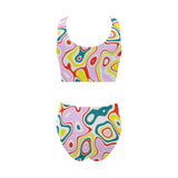 Splish Splash Chest Bowknot Bikini Swimsuit - Objet D'Art